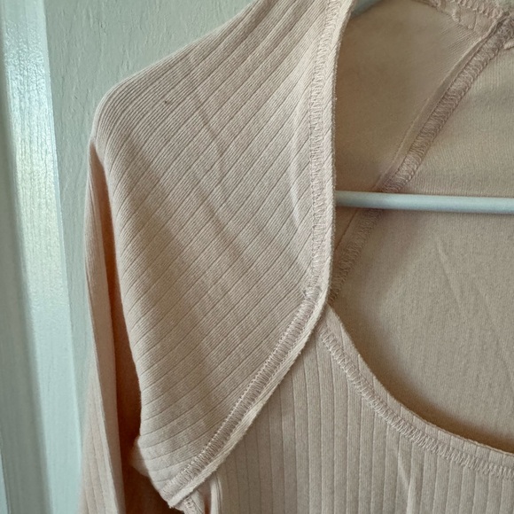 Free People Intimately T, S, Pale Pink, Long Sleeves…NWOT - Picture 6 of 8